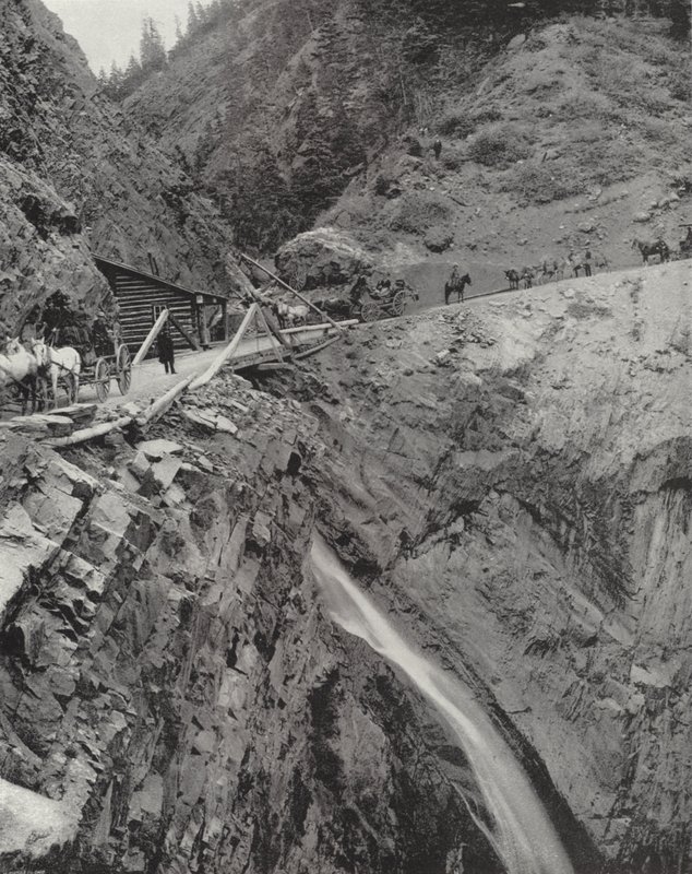 Tollgate Ouray e Silverston Tollroad (foto a p/b) de American Photographer (after)