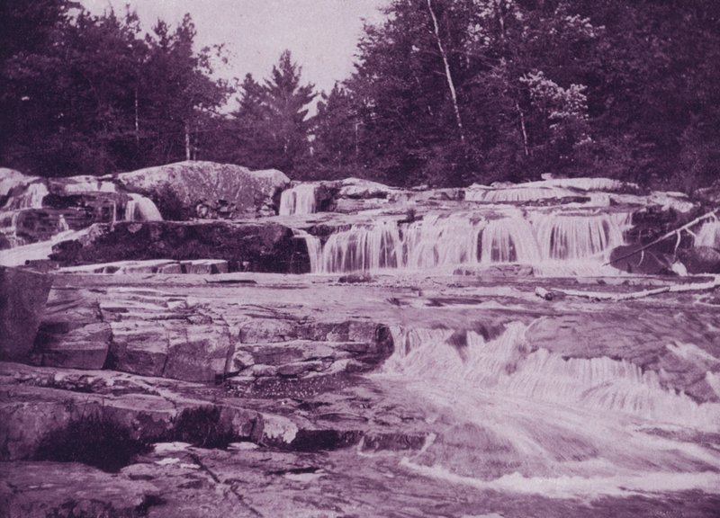 Upper Jackson Falls, Wild-Cat River, New Hampshire (foto a p/b) de American Photographer (after)