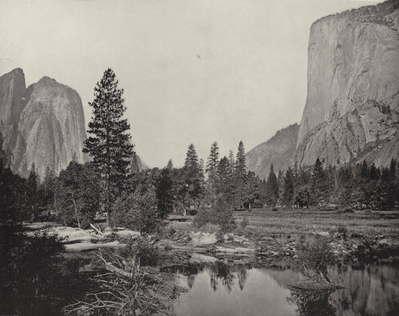 Yosemite Valley, Califórnia (foto a p/b) de American Photographer (after)