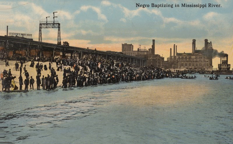 Batizado afro-americano, rio Mississippi (foto) de American Photographer