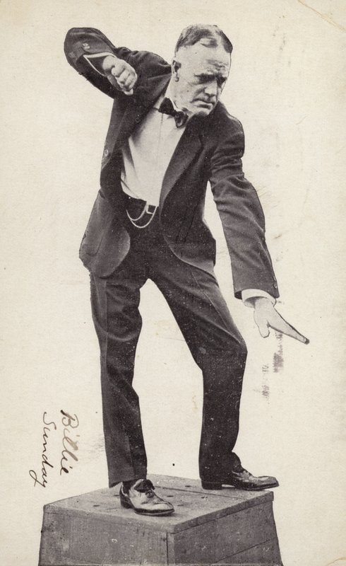 Billy Sunday (fotografia a preto e branco) de American Photographer
