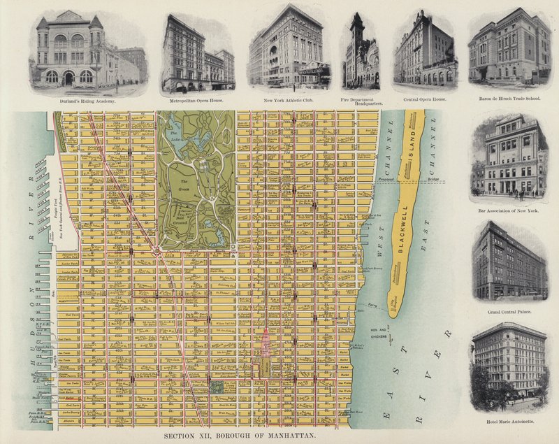 Bairro de Manhattan (fotografia a preto e branco) de American Photographer