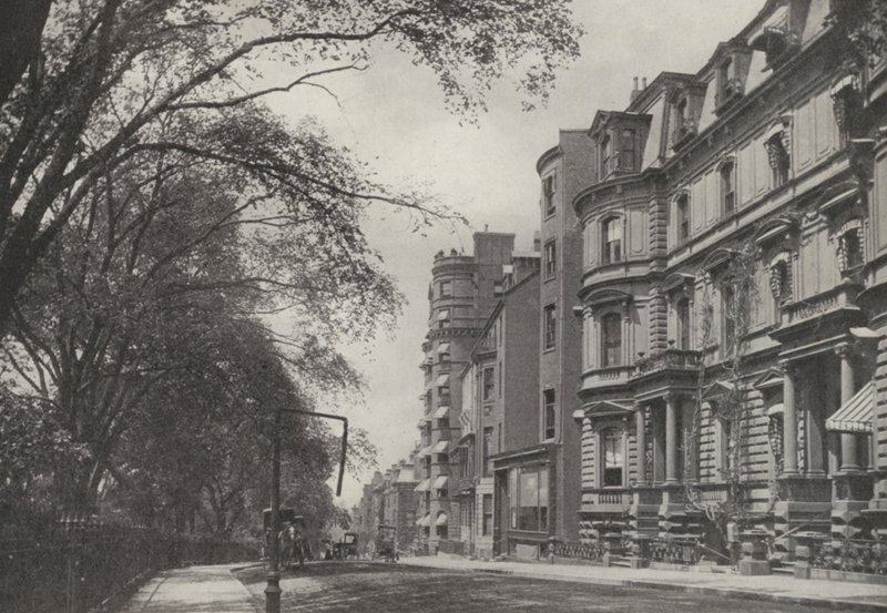Boston: Beacon Street (fotografia a preto e branco) de American Photographer