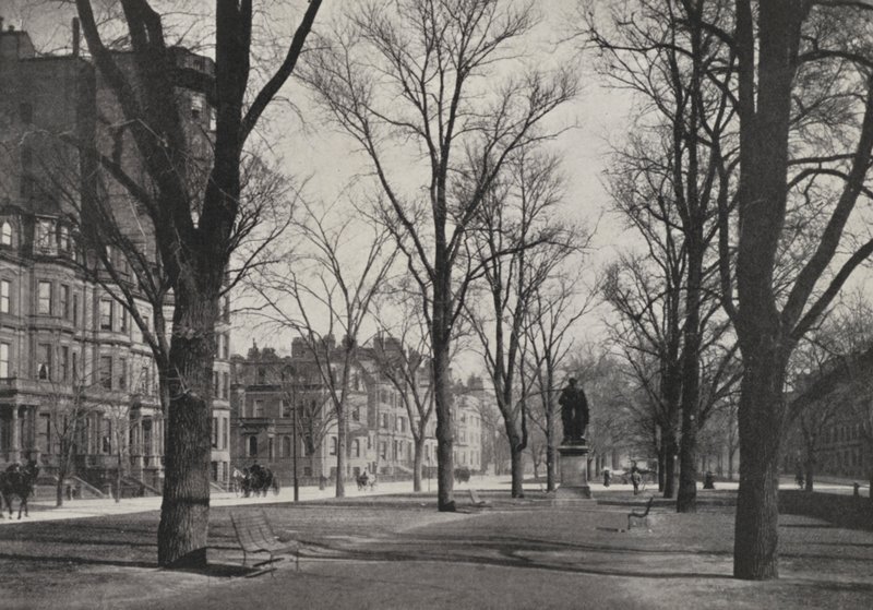 Boston: Commonwealth Avenue (fotografia a preto e branco) de American Photographer