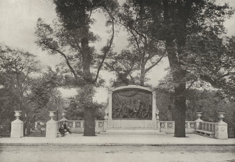 Boston: Memorial Shaw (fotografia a preto e branco) de American Photographer