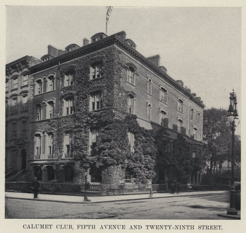 Calumet Club, Quinta Avenida e Twenty-Ninth Street (foto a p/b) de American Photographer