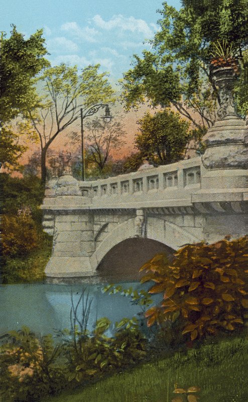 Ponte de cimento, Garfield Park (foto colorida) de American Photographer