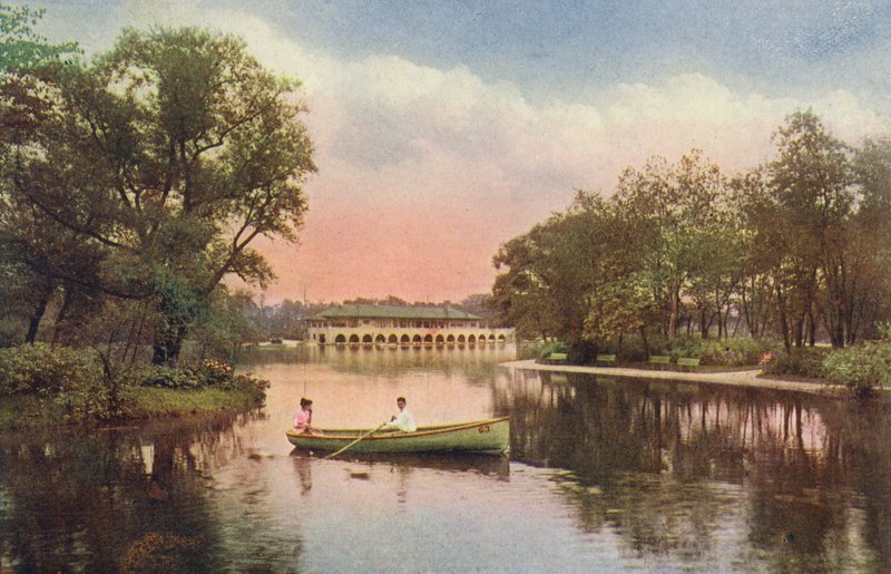 Chicago: Passeio de barco no Garfield Park (fotografia a cores) de American Photographer