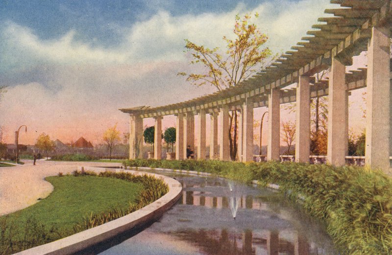 Chicago: Pérgola no Douglas Park (fotografia a cores) de American Photographer