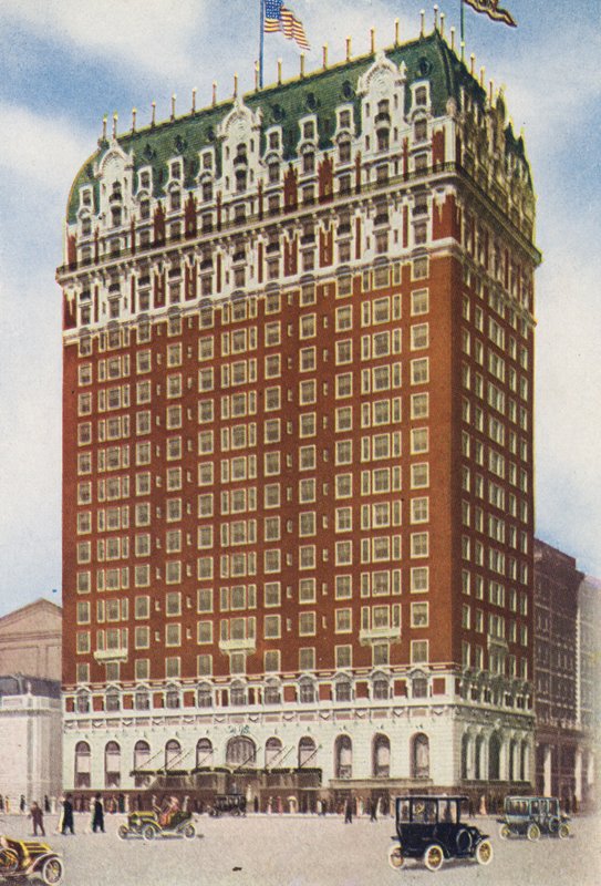 Chicago: "The Blackstone", Michigan Avenue e Hubbard Court (fotografia a cores) de American Photographer