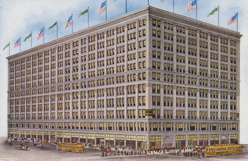 Chicago: As ruas Fair, State, Adams e Dearborn (fotografia a cores) de American Photographer
