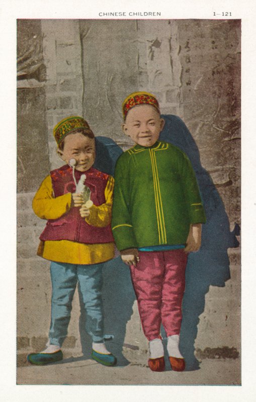 Crianças chinesas (fotografia a cores) de American Photographer