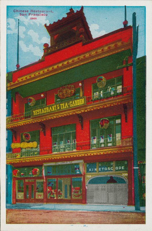 Restaurante chinês, São Francisco (foto colorida) de American Photographer