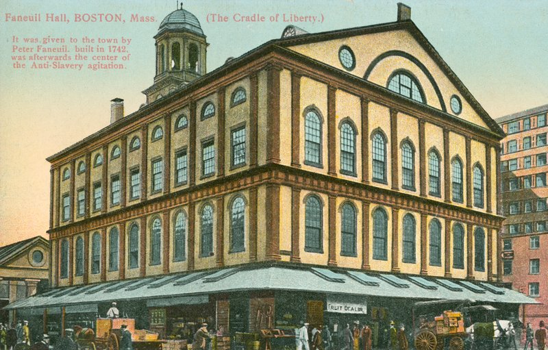 Faneuil Hall, Boston, Massachusetts, EUA (fotografia colorida) de American Photographer