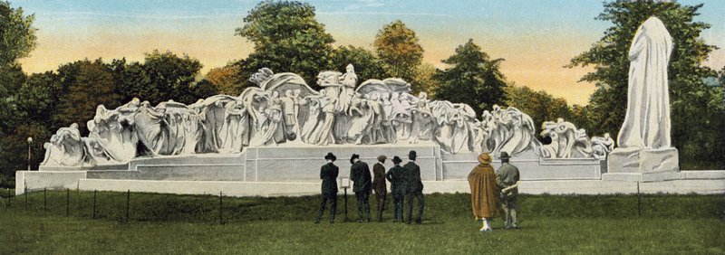 Fonte do Tempo, Washington Park (foto colorida) de American Photographer