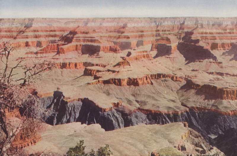 Grand Canyon, Arizona, vista do outro lado do Yavapai Point (fotografia colorida) de American Photographer