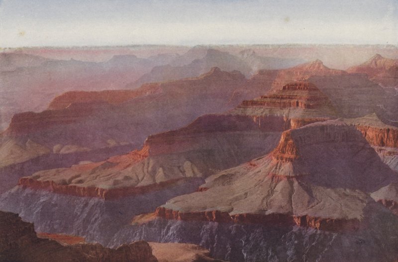 Grand Canyon, Arizona, Pôr do sol a partir de Hopi Point (fotografia colorida) de American Photographer