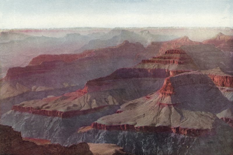 Grand Canyon, Arizona, pôr do sol do Hopi Point (foto colorida) de American Photographer