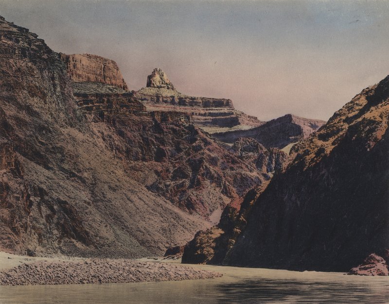 Grand Canyon do Arizona: Rio Colorado, Trilha Bright Angel (foto colorida) de American Photographer