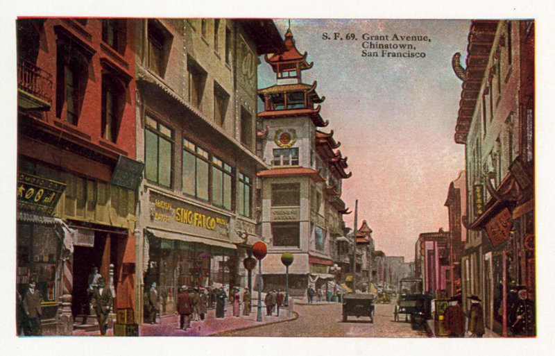 Grant Avenue, Chinatown, São Francisco (fotografia a cores) de American Photographer