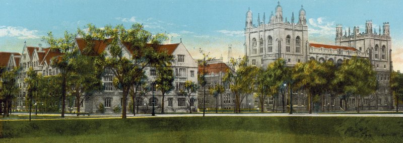 Harper Memorial Library, Universidade de Chicago (foto colorida) de American Photographer