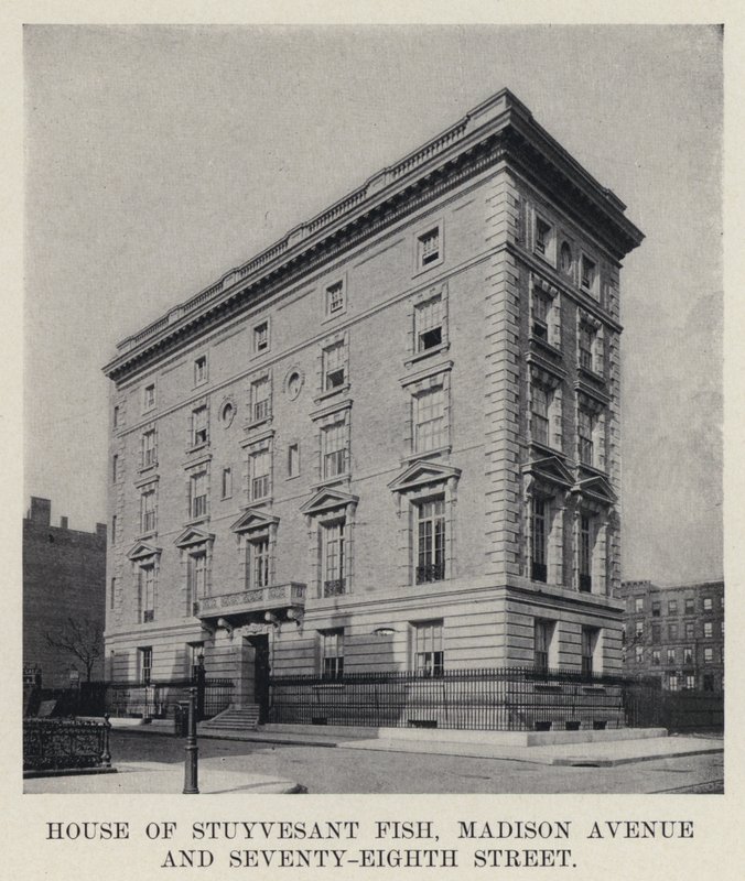 House of Stuyvesant Fish, Madison Avenue e Seventy-Eighth Street (foto a p/b) de American Photographer