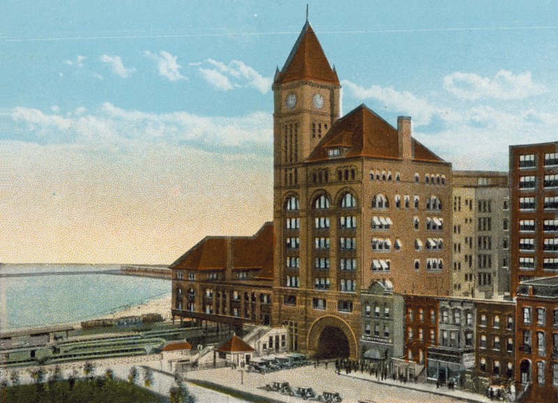 Illinois Central Depot (foto colorida) de American Photographer