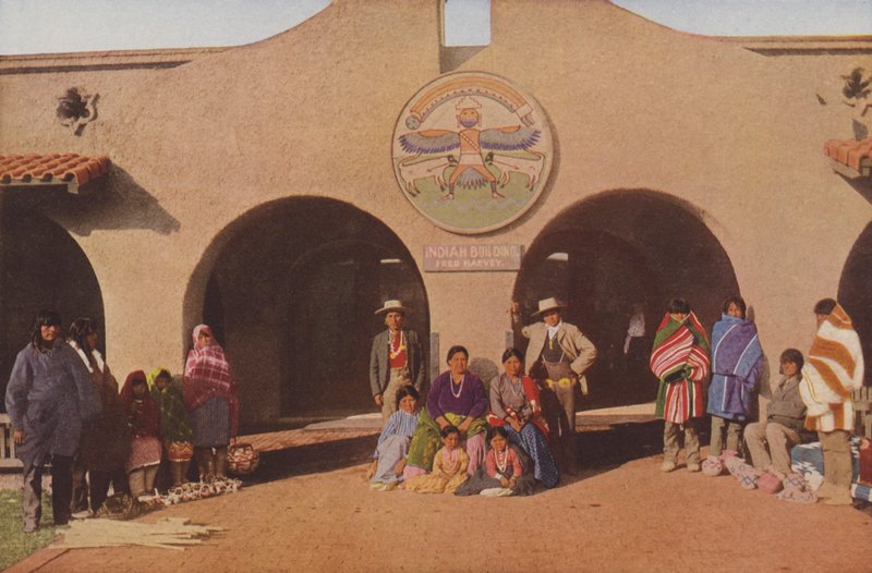 Edifício Indian, Albuquerque, Novo México (fotografia a cores) de American Photographer