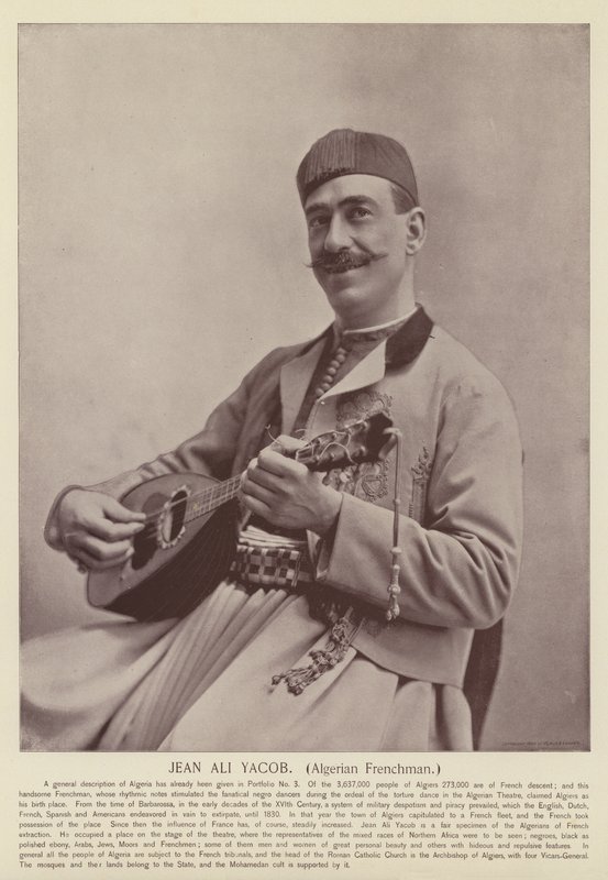 Jean Ali Yacob, francês argelino de American Photographer
