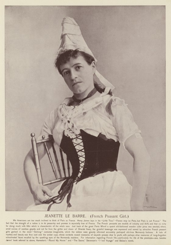 Jeanette le Barre, camponesa francesa de American Photographer