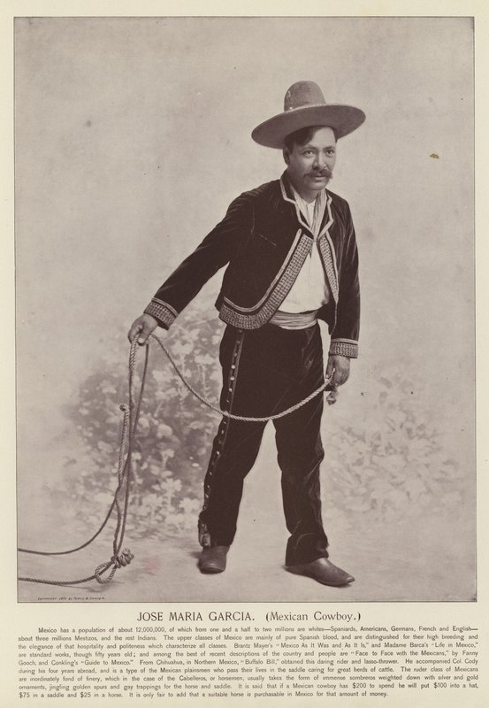 José Maria Garcia, cowboy mexicano de American Photographer