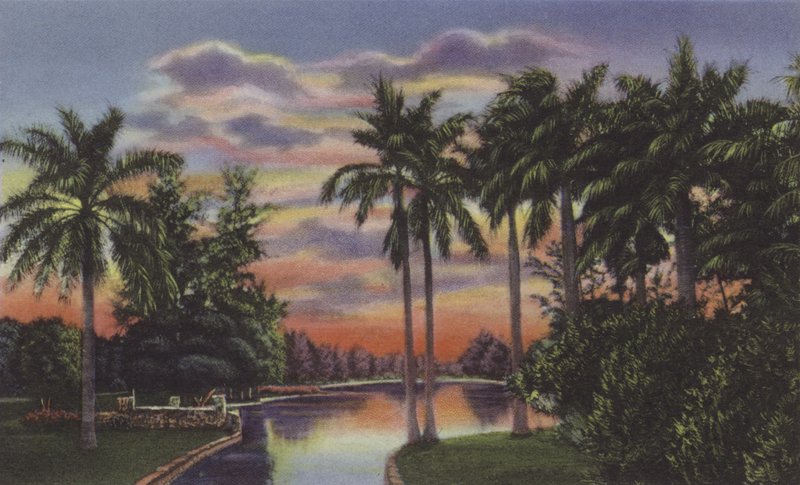 Lago del Country Club, Lago no Country Club Park (foto colorida) de American Photographer