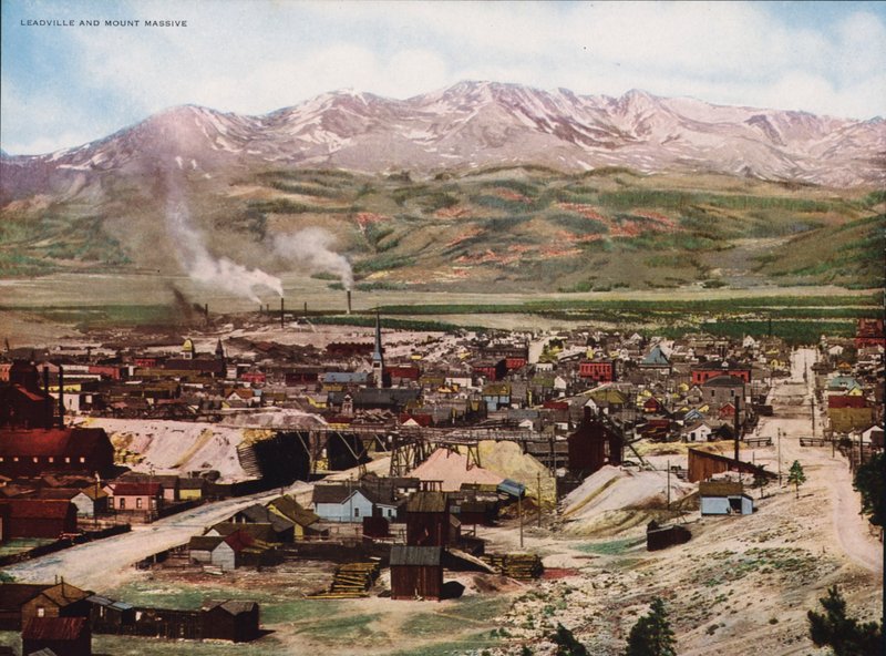 Leadville e o Monte Massive (fotografia a cores) de American Photographer