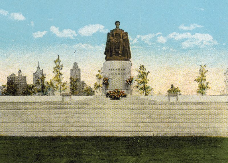 Monumento de Lincoln no Grant Park (foto colorida) de American Photographer