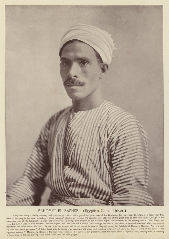 Mahomet El Bashse, motorista egípcio de camelo de American Photographer