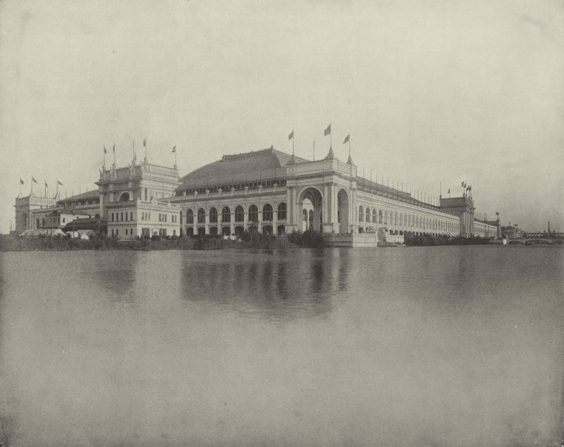 Fabrica edifício de North End da ilha arborizada de American Photographer