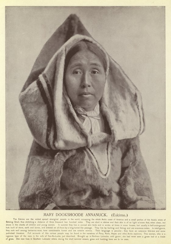Mary Dookshoode Annanuck, esquimó de American Photographer