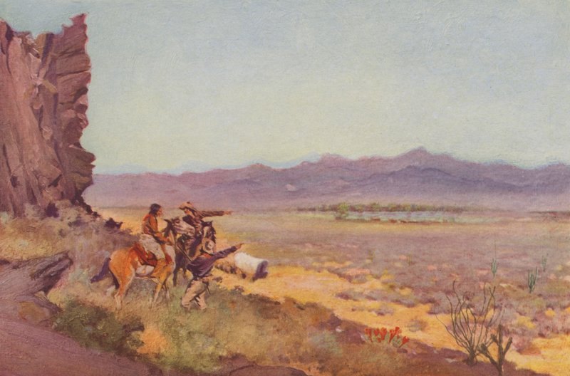 Miragem no deserto, Arizona (fotografia a cores) de American Photographer