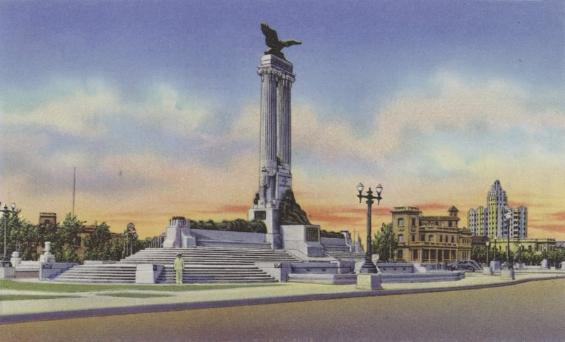 Monumento al Maine, Monumento Maine (foto colorida) de American Photographer