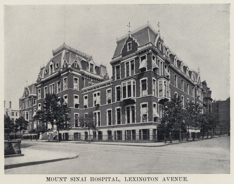Hospital Mount Sinai, Lexington Avenue (foto a p/b) de American Photographer