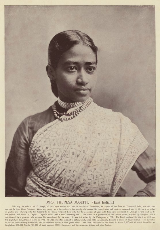 Mrs Theresa Joseph, East Indian de American Photographer