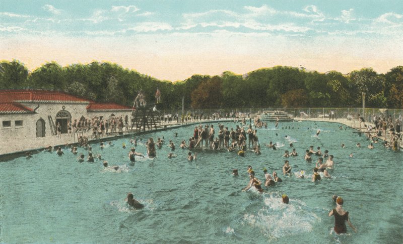 Nova Orleães: Piscina do Parque da Cidade (fotografia a cores) de American Photographer