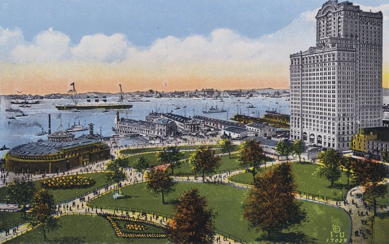 Nova Iorque: Battery Park (fotografia a cores) de American Photographer