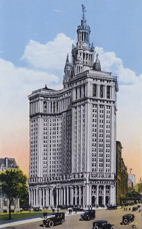 Nova Iorque: Edifício Municipal (fotografia a cores) de American Photographer