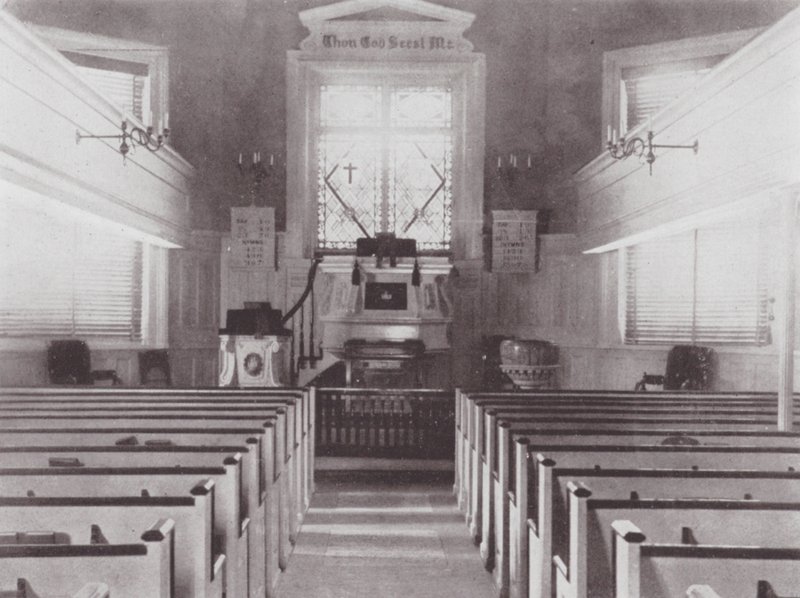 Filadélfia: Interior da antiga igreja dos suecos de American Photographer