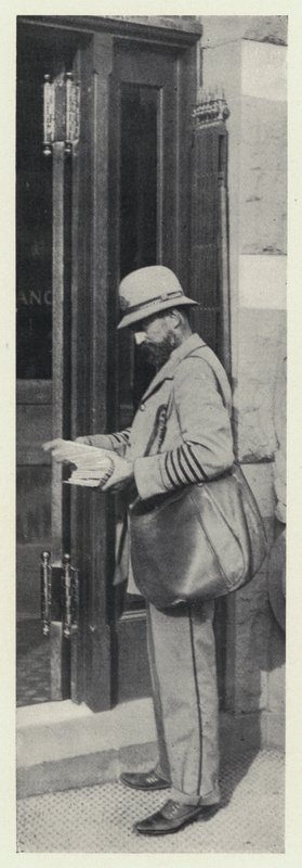 Carteiro (foto a p/b) de American Photographer