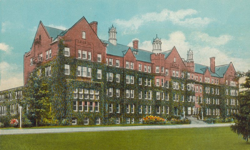 Poughkeepsie: Lathrop Hall, Vassar College (fotografia a cores) de American Photographer