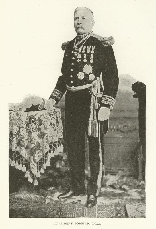 Presidente Porfirio Diaz (foto em preto e branco) de American Photographer