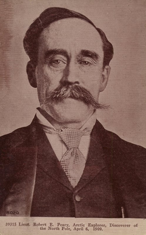 Robert Peary (1856-1920), explorador americano do Ártico (fotografia a preto e branco) de American Photographer
