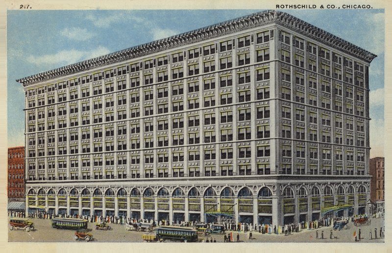 Loja Rothschild  Co, Chicago, Illinois, EUA (fotografia a cores) de American Photographer